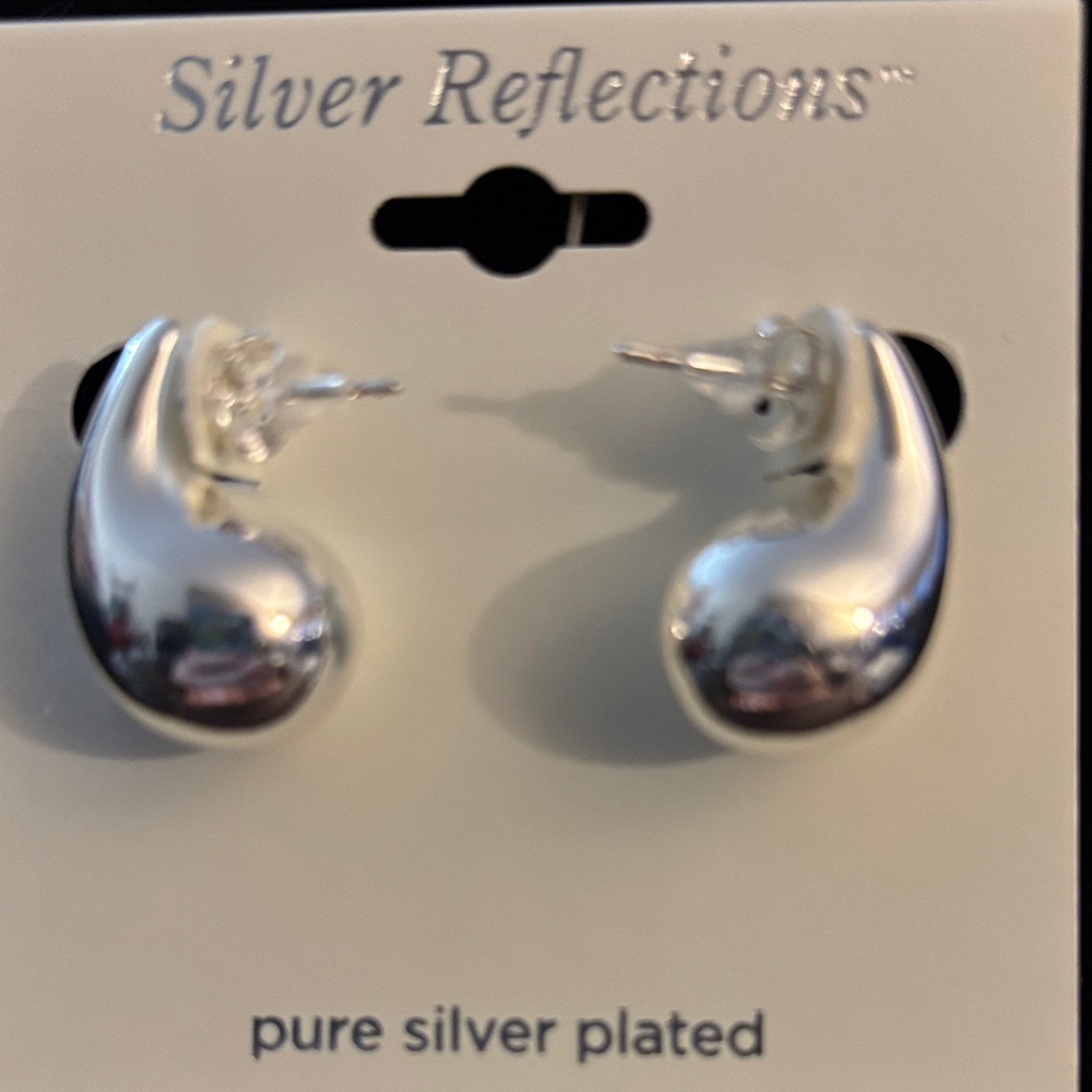 Pure Silver Plated Earrings